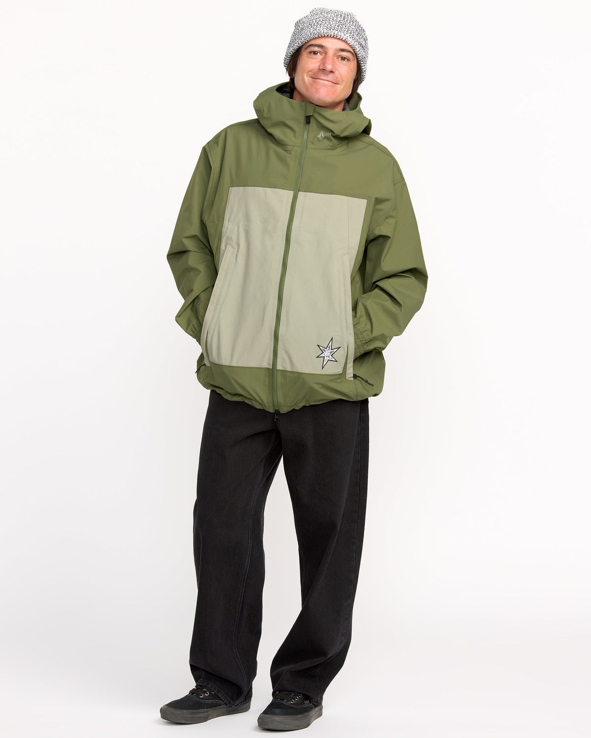 Men's Arthur 3L Jacket Dark Olive - Volcom