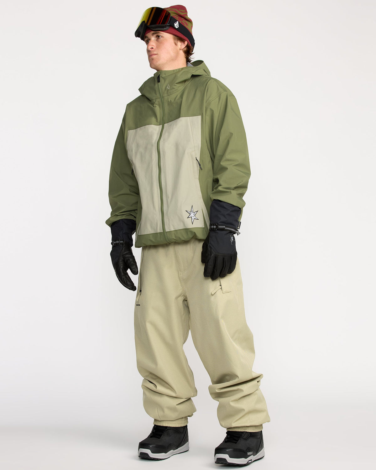 Men's Arthur 3L Jacket Dark Olive - Volcom