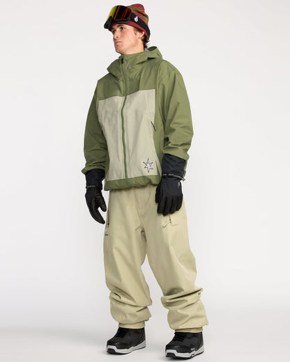 Men's Arthur 3L Jacket Dark Olive - Volcom