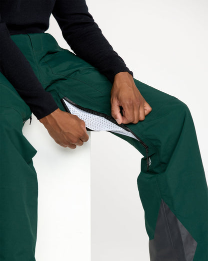 Men's Guide Gore-Tex Pro Shell Pants Black Green - Volcom