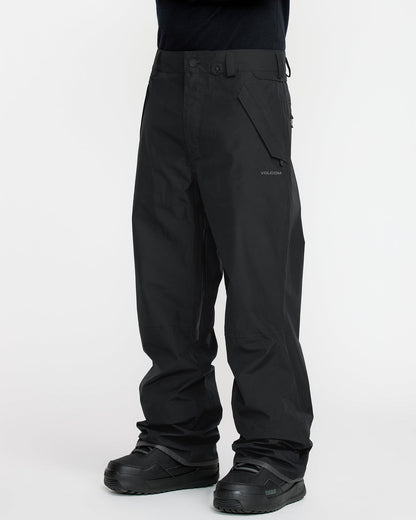 Men's Tester 3L Gore-Tex Pants Black - Volcom