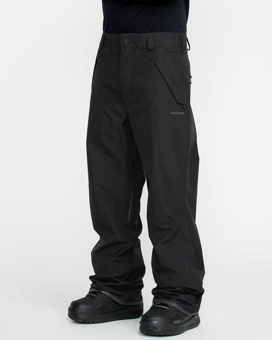 Men's Tester 3L Gore-Tex Pants Black - Volcom
