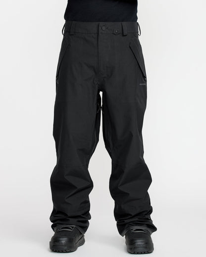 Men's Tester 3L Gore-Tex Pants Black - Volcom
