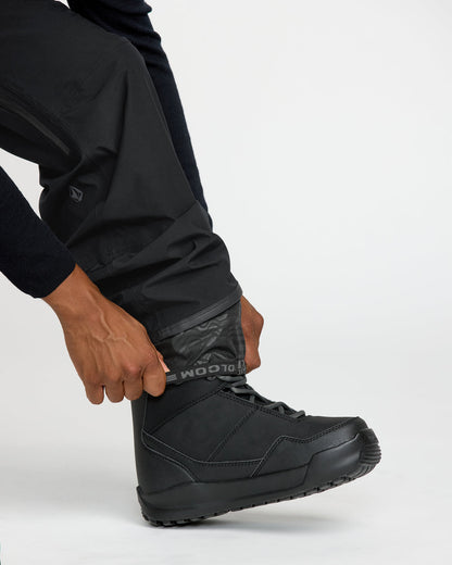 Men's Tester 3L Gore-Tex Pants Black - Volcom