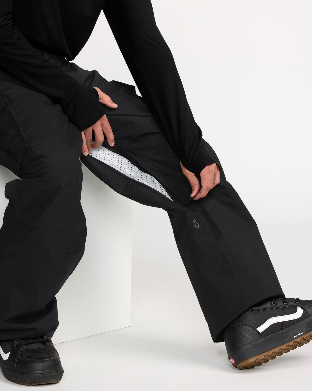 Men's Nwrk Baggy Pants Black - Volcom