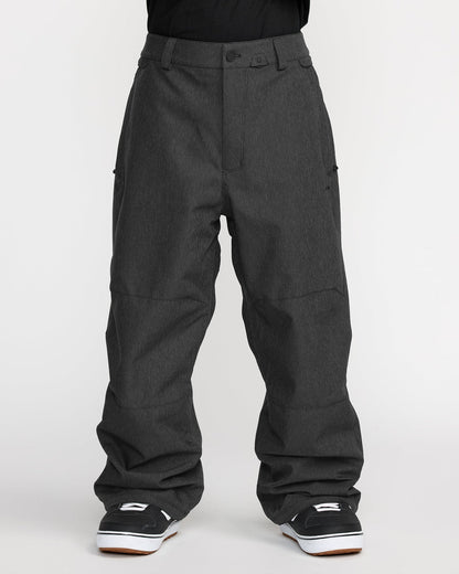 Men's Snow Billow Pants Black Denim - Volcom