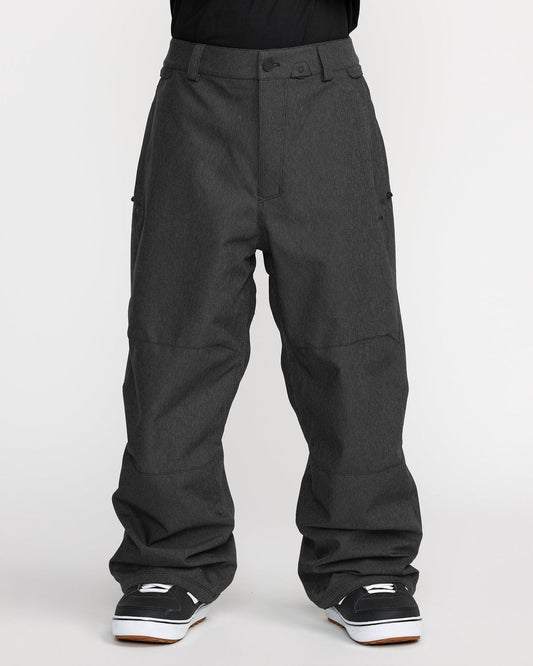 Men's Snow Billow Pants Black Denim - Volcom