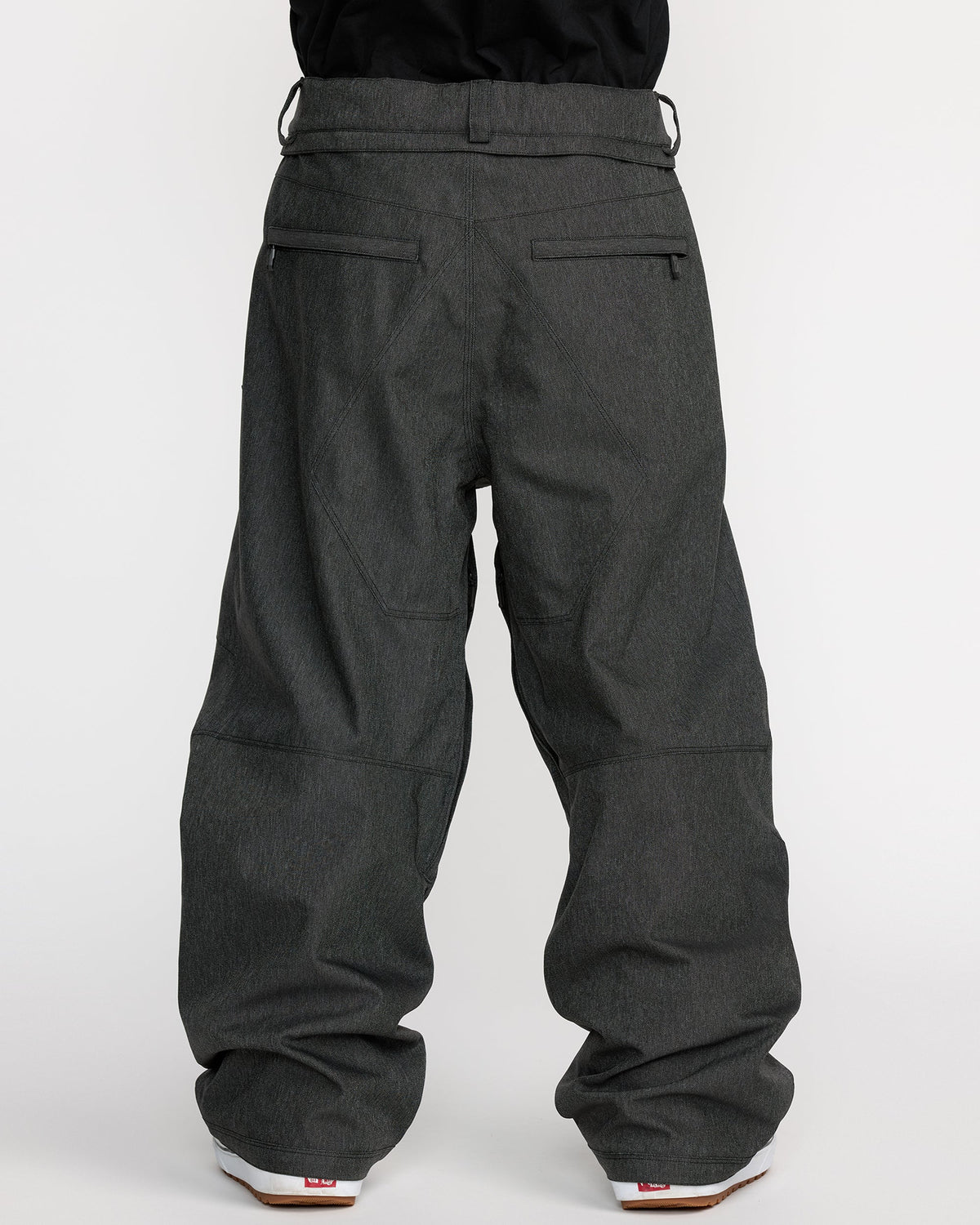 Men's Snow Billow Pants Black Denim - Volcom