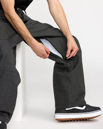 Men's Snow Billow Pants Black Denim - Volcom
