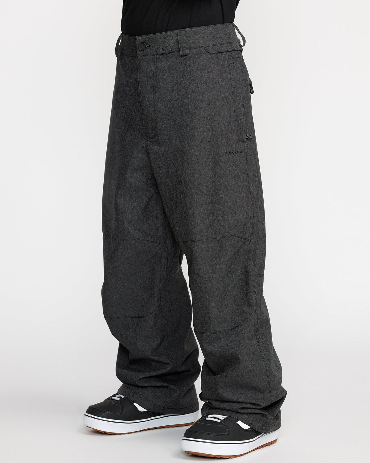 Men's Snow Billow Pants Black Denim - Volcom