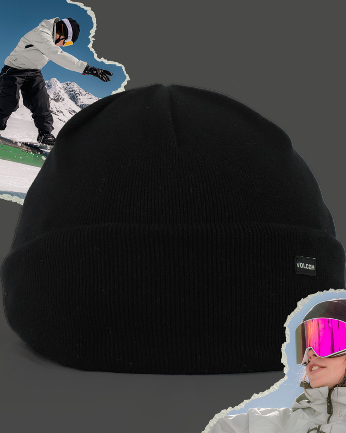 Volcom x Anti Ordinary A2 Beanie Helmet Frame Black - Volcom