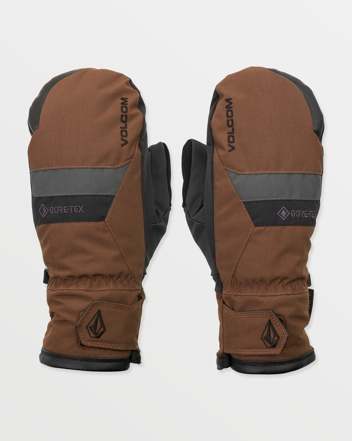 Men's Stay Dry Gore-Tex Mitts Brown - Volcom