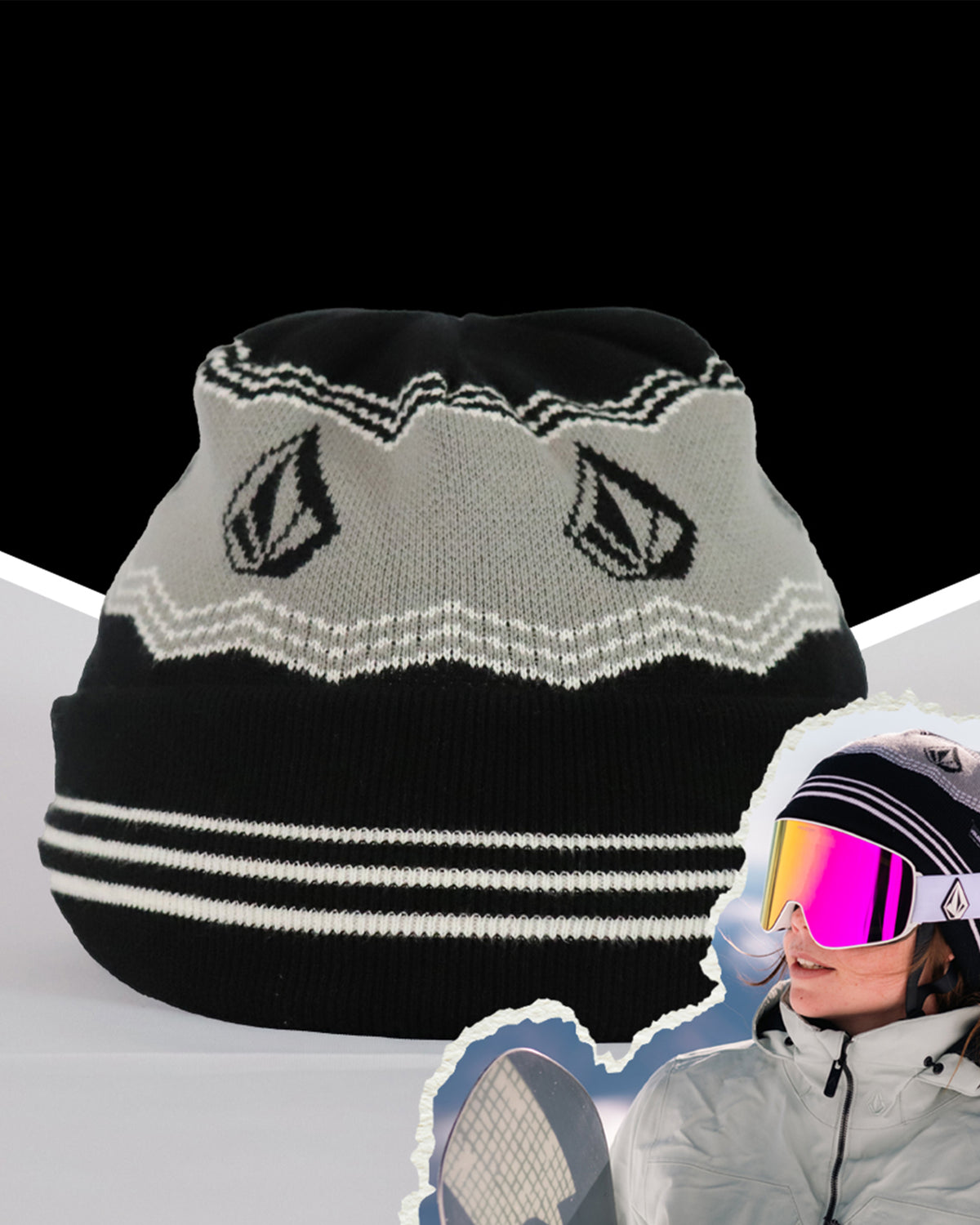 Volcom x Anti Ordinary A2 Beanie Helmet Frame Volcom Stone - Volcom