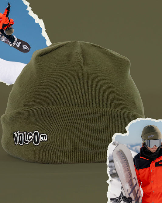 Volcom x Anti Ordinary A2 Beanie Helmet Frame Green - Volcom
