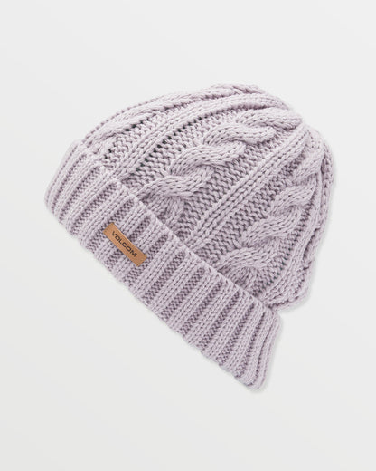 Stone Knit Beanie Lavender Aura - Volcom