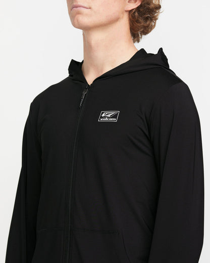 Men's Modstone Loose Zip Hoodie Black - Volcom
