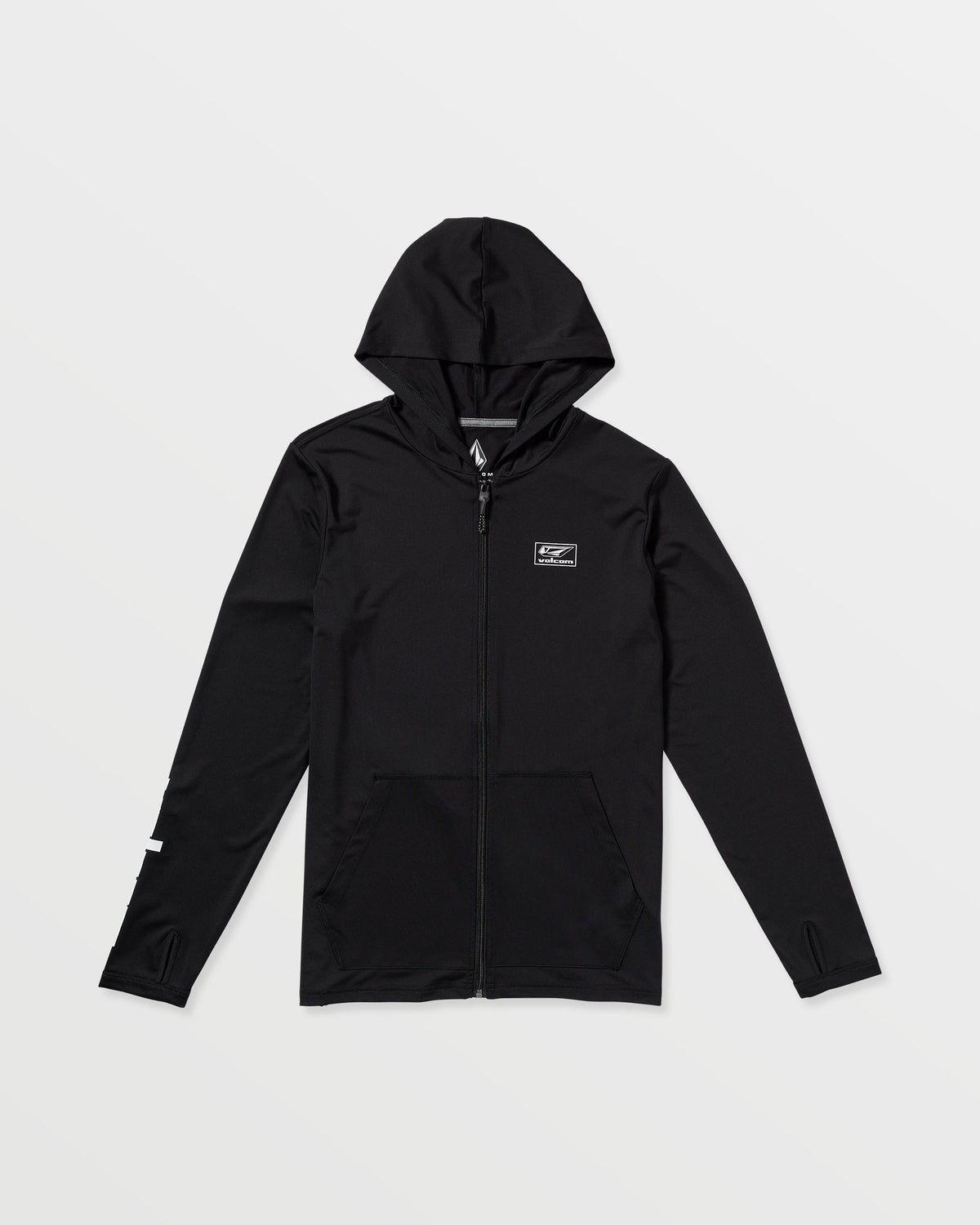 Men's Modstone Loose Zip Hoodie Black - Volcom