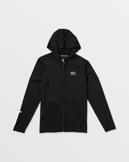 Men's Modstone Loose Zip Hoodie Black - Volcom