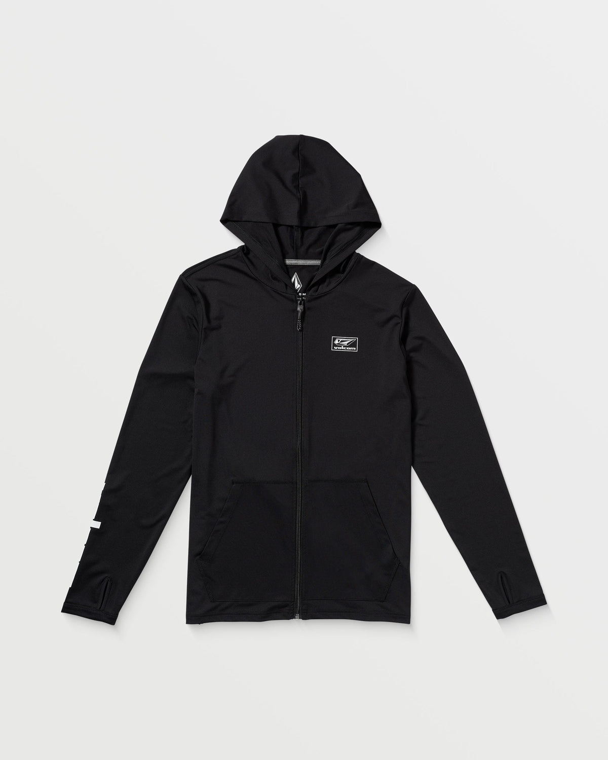 Men's Modstone Loose Zip Hoodie Black - Volcom