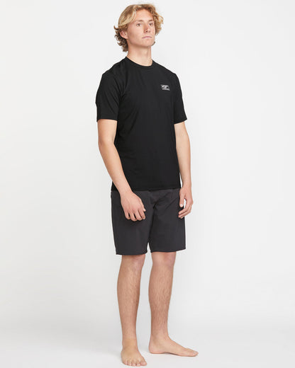 Men's Modstone Loose Short Sleeve Surf Tee Black - Volcom