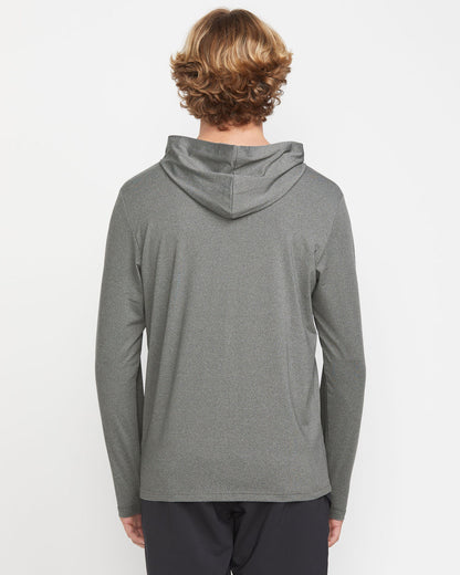 Men's Modstone Loose Zip Hood Heather Grey - Volcom