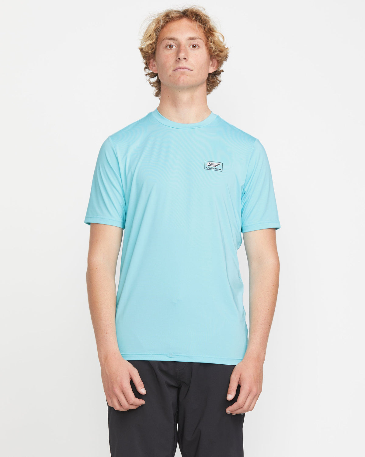 Men's Modstone Loose Short Sleeve Surf Tee Resin Blue - Volcom