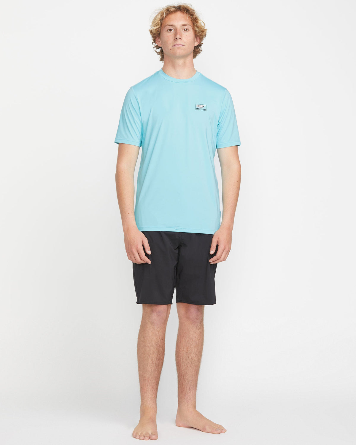Men's Modstone Loose Short Sleeve Surf Tee Resin Blue - Volcom