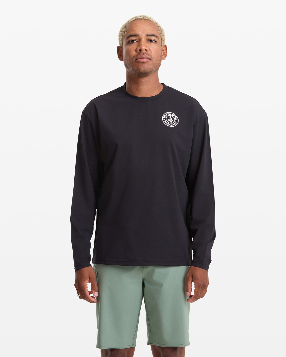 Men's Drain You Long Sleeve Black - Volcom