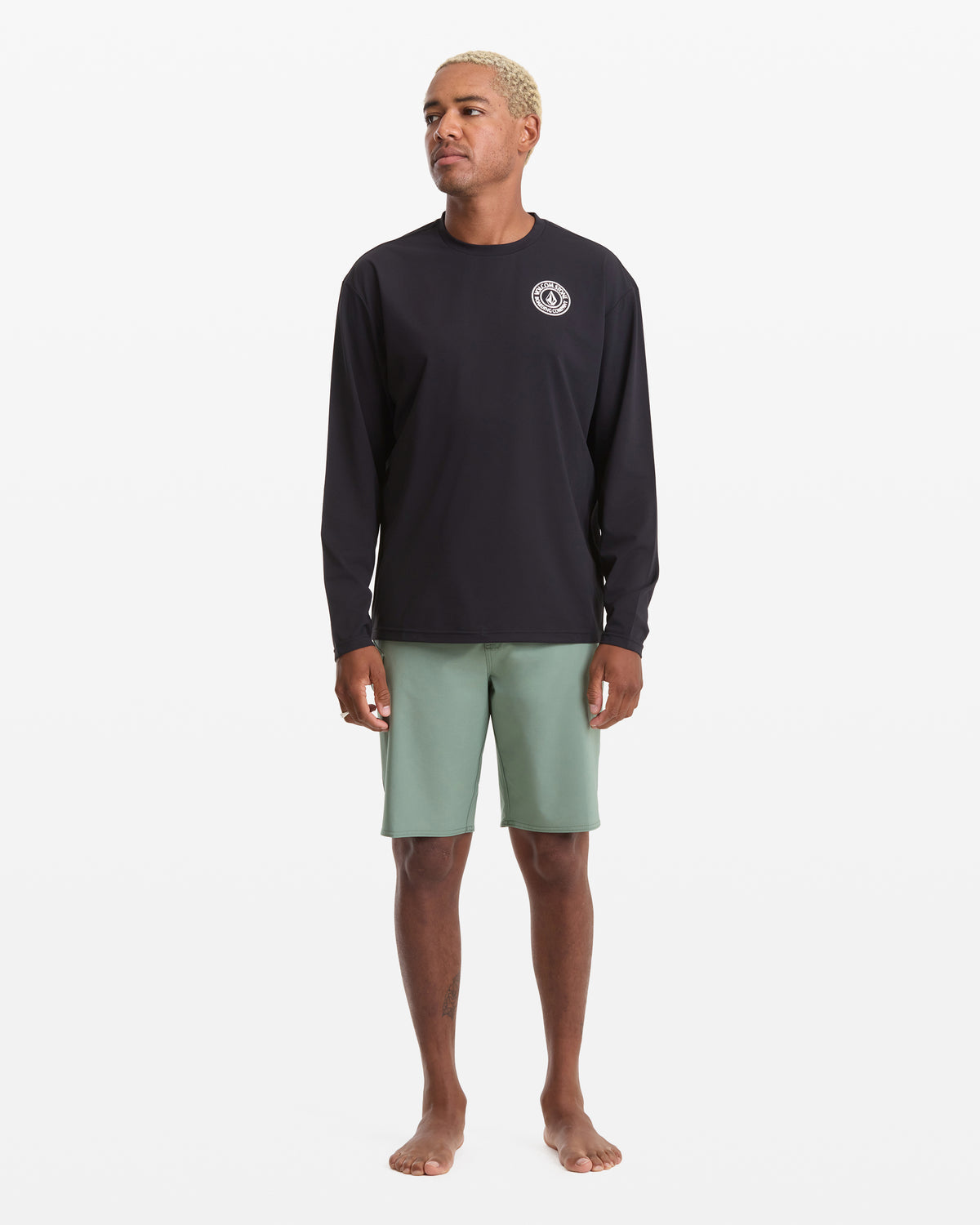 Men's Drain You Long Sleeve Black - Volcom