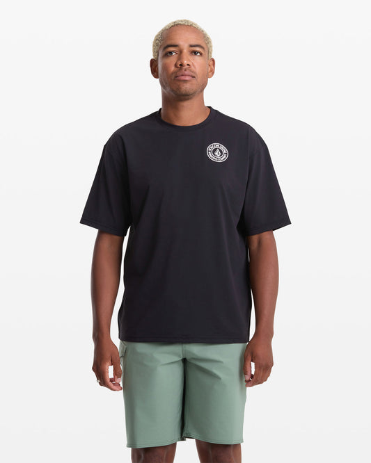Men's Drain You Short Sleeve Black - Volcom