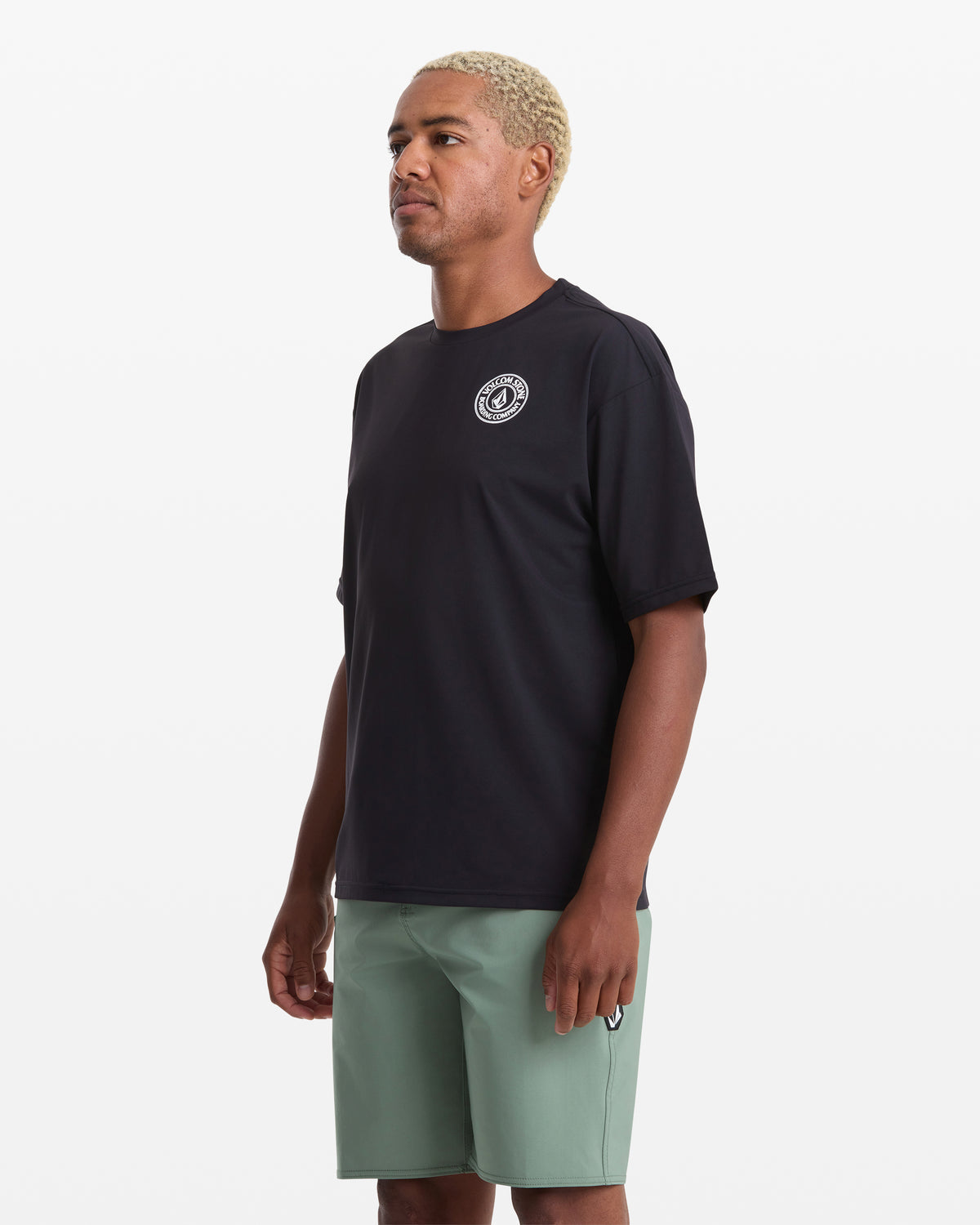 Men's Drain You Short Sleeve Black - Volcom