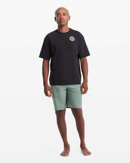 Men's Drain You Short Sleeve Black - Volcom