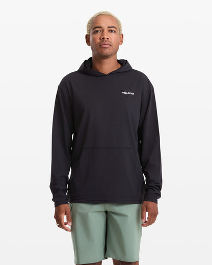 Men's Pullover Hood Long Sleeve Black - Volcom