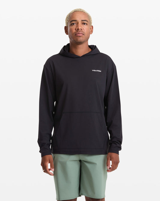 Men's Pullover Hood Long Sleeve Black - Volcom