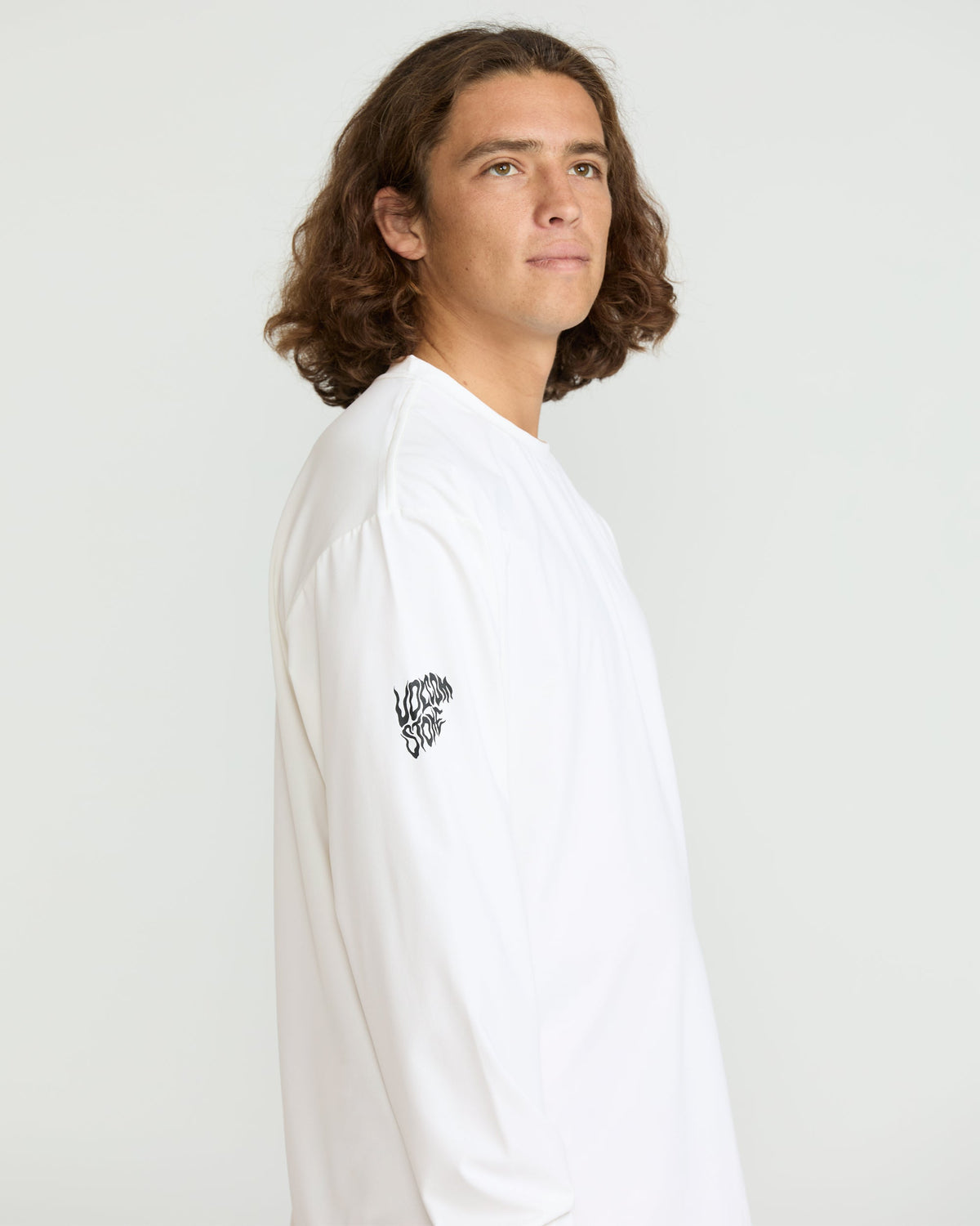 Men's Wavvyyy Surf Long Sleeve Rashguard White - Volcom