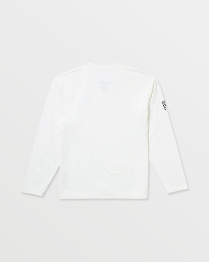 Men's Wavvyyy Surf Long Sleeve Rashguard White - Volcom
