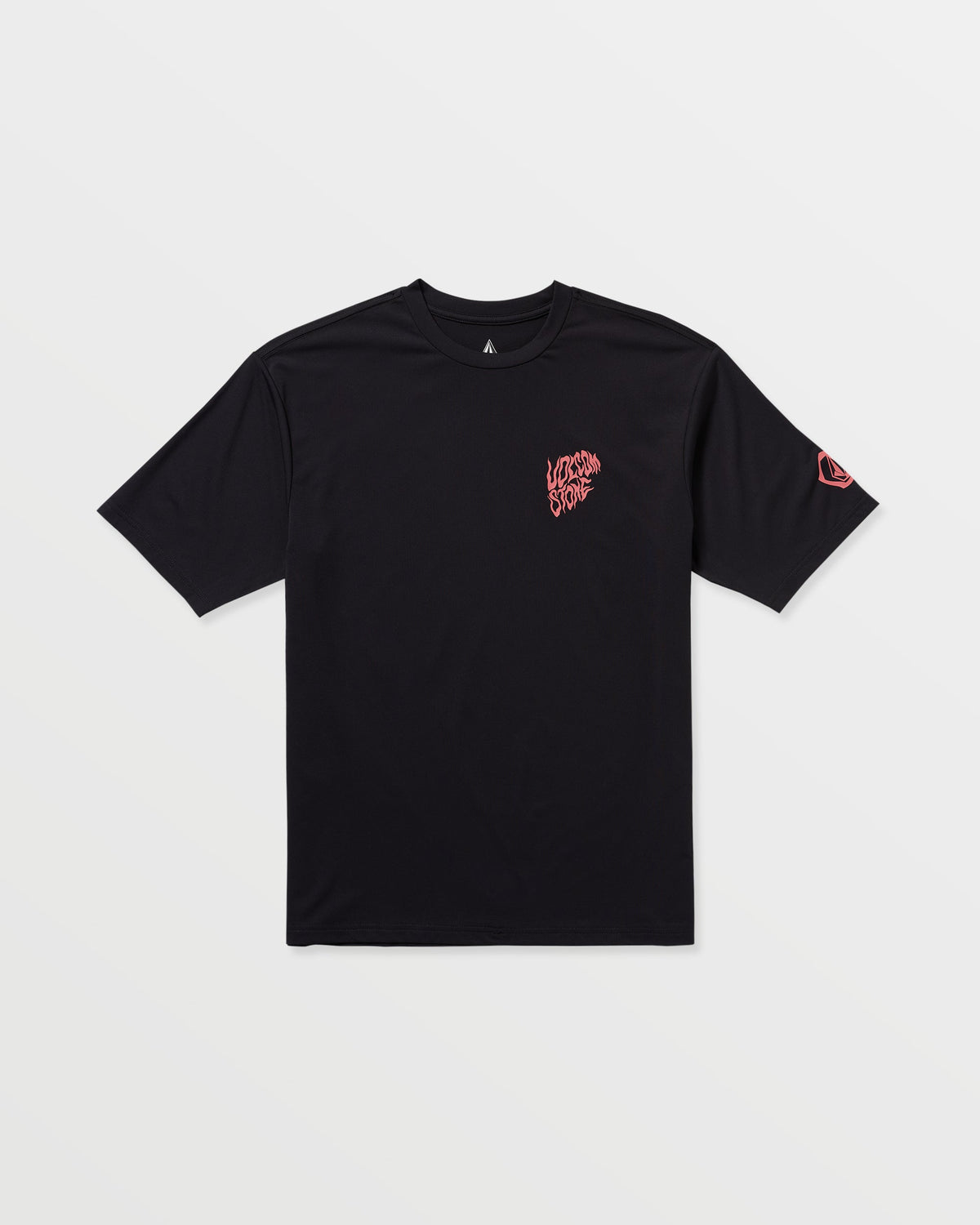Men's Wavvyyy Surf Short Sleeve Rashguard Black - Volcom