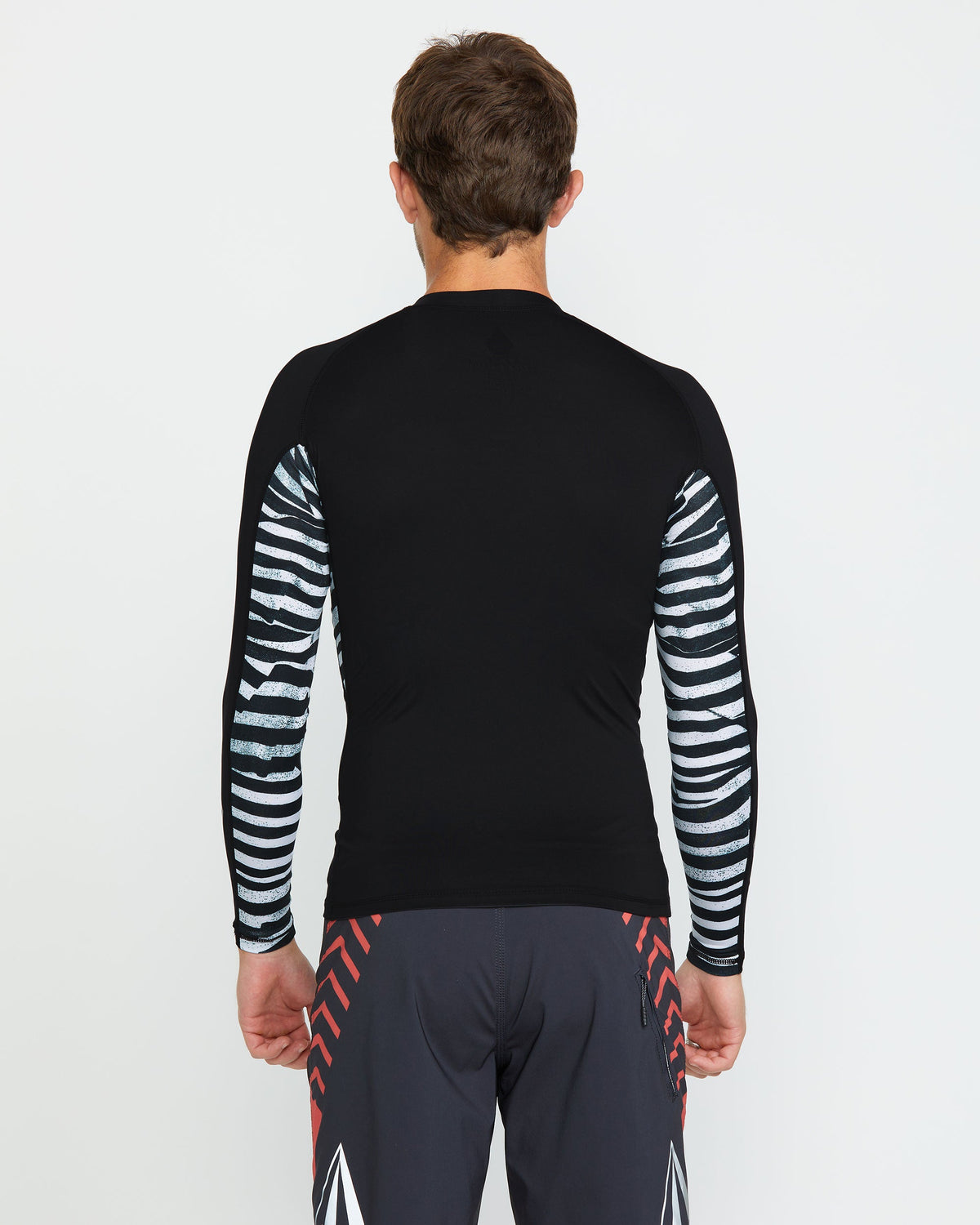 Men's Surf Vitals J Robinson Tght Long Sleeve Rashguard Black - Volcom