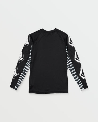 Men's Surf Vitals J Robinson Tght Long Sleeve Rashguard Black - Volcom