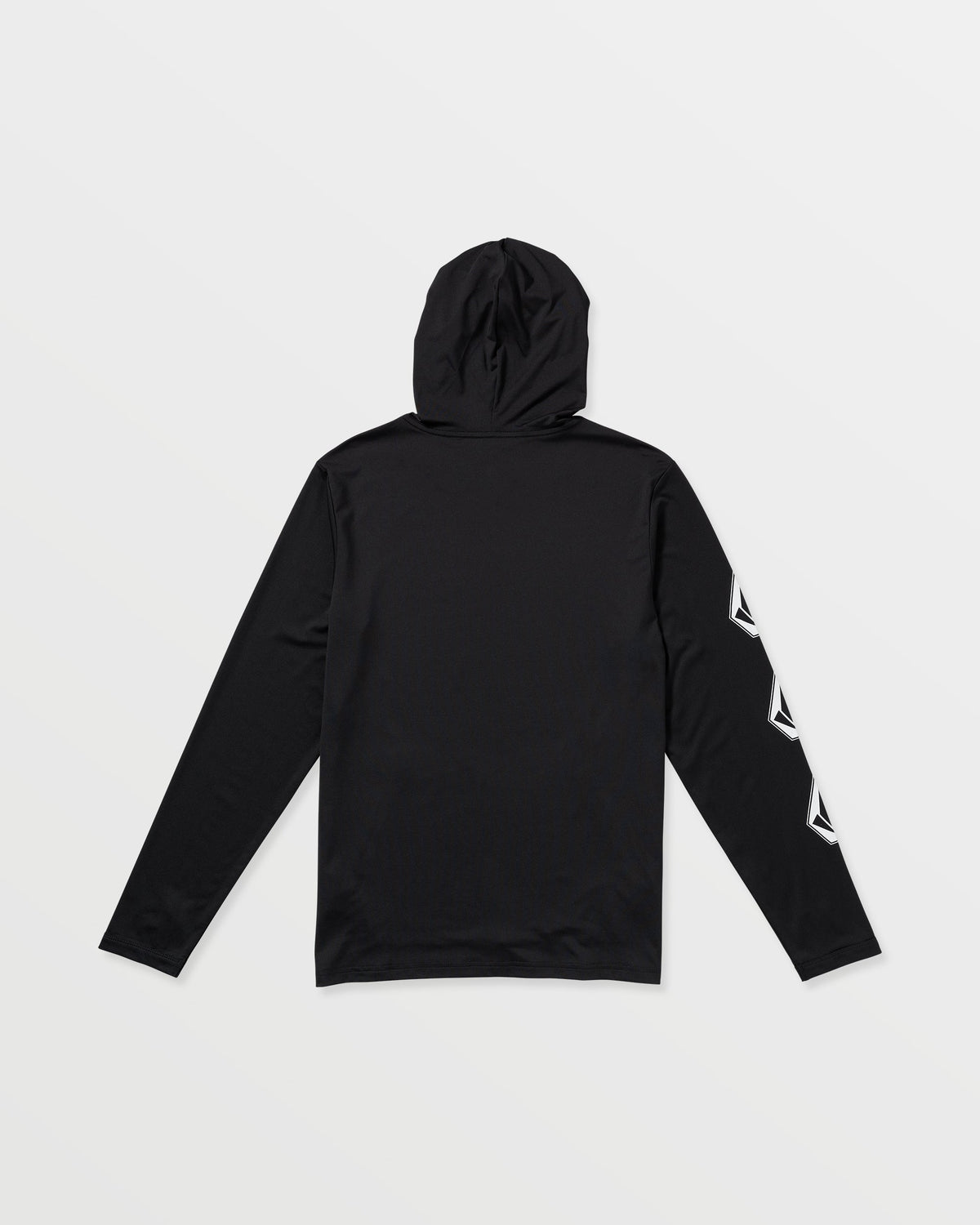 Men's Largee Iconic Hood Long Sleeve Rashguard Black - Volcom