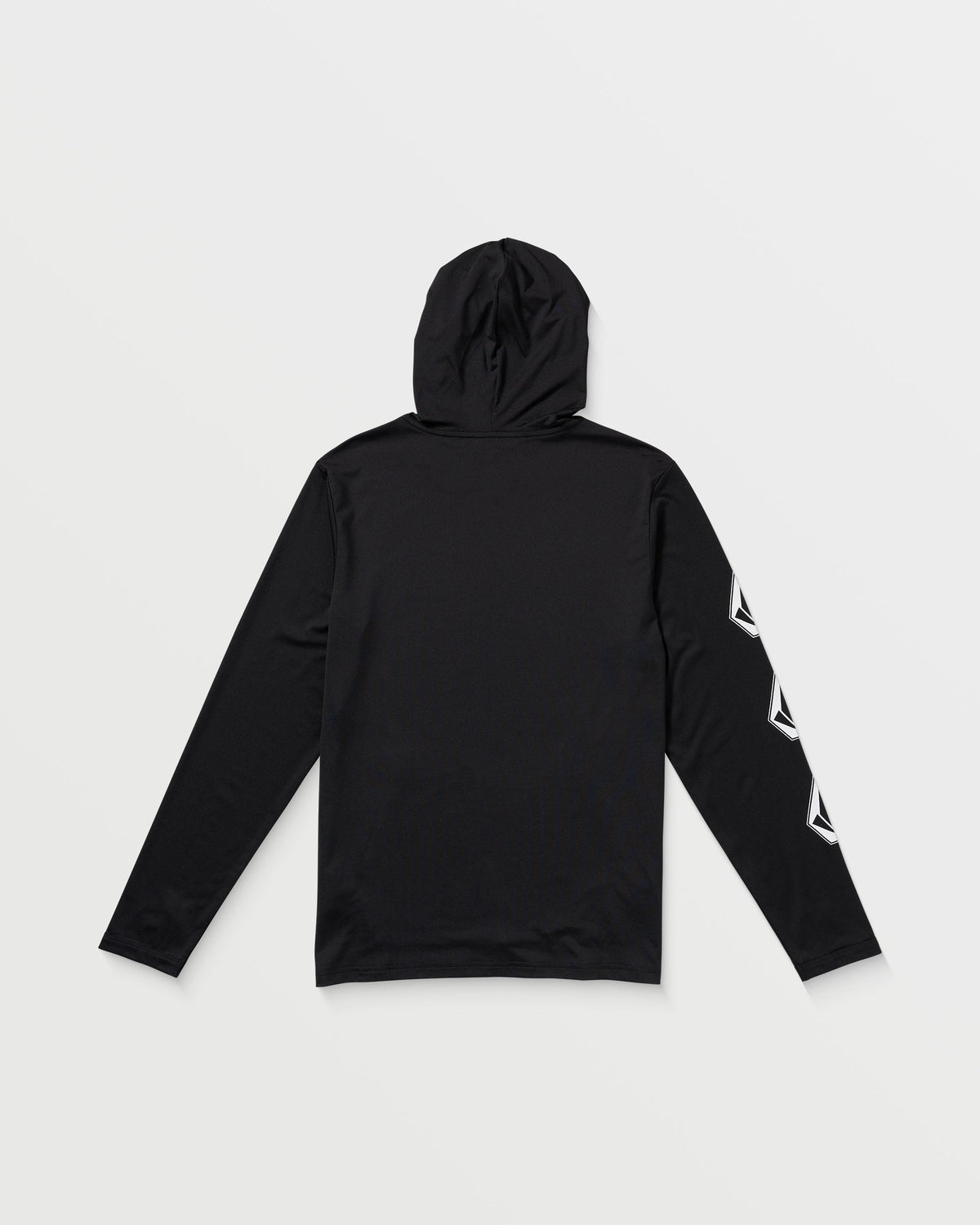 Men's Largee Iconic Hood Long Sleeve Rashguard Black - Volcom
