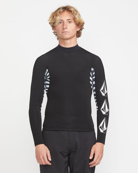 Men's 1.5MM Deadly Stone Pull Over Jacket Black - Volcom