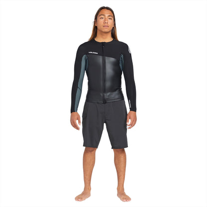Men's 1.5MM Modulator Full-Zip Full-Length Jacket Black - Volcom