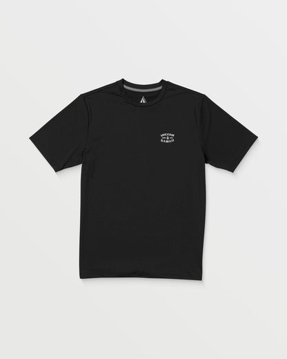 Men's Loose Short Sleeve Surf Tee Black - Volcom