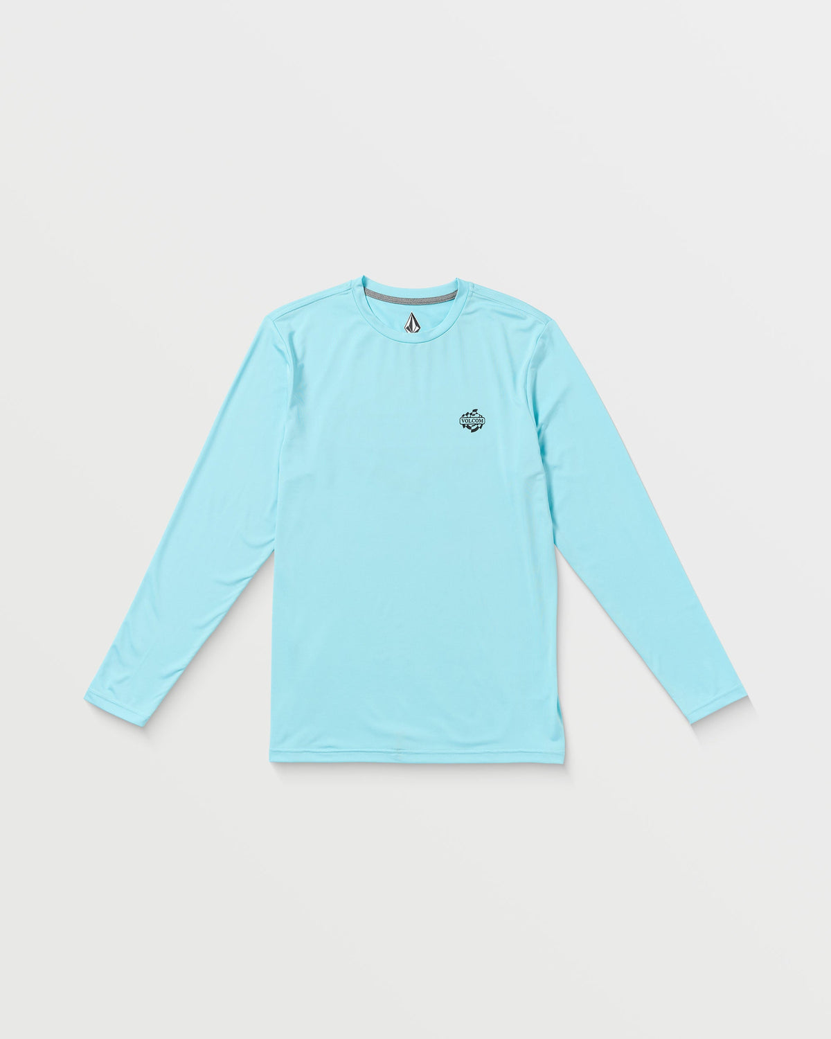 Men's Oval Track Loose Long Sleeve Surf Tee Resin Blue - Volcom