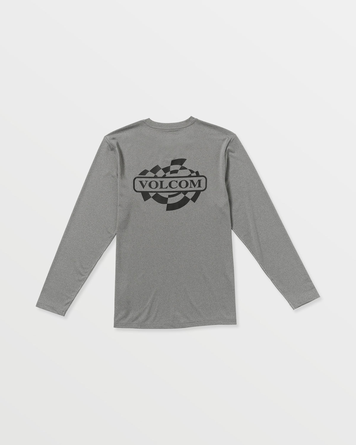Men's Oval Track Loose Long Sleeve Surf Tee Heather Grey - Volcom
