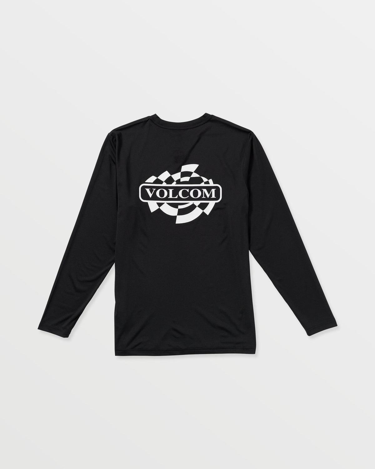 Men's Oval Track Loose Long Sleeve Surf Tee Black - Volcom