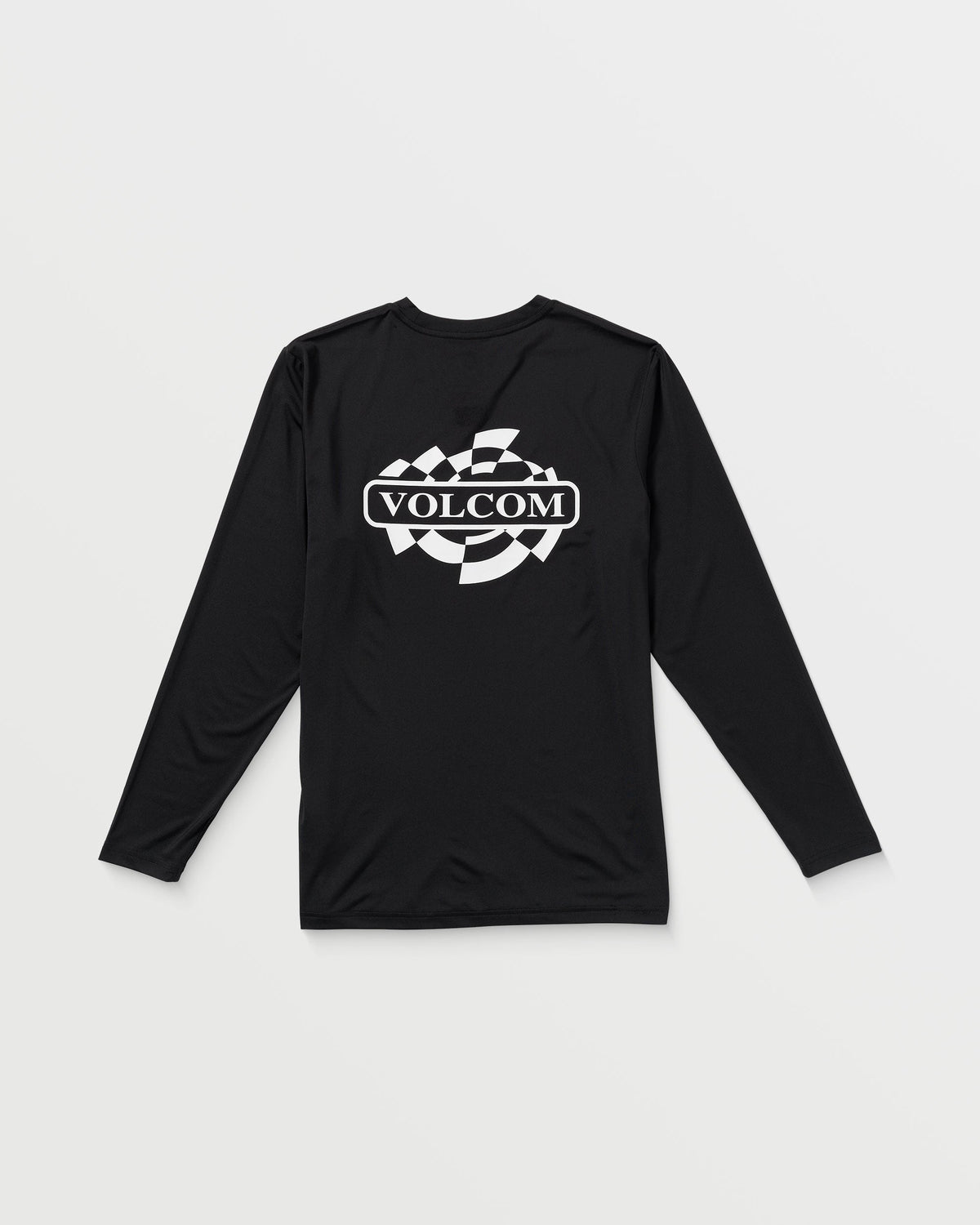 Men's Oval Track Loose Long Sleeve Surf Tee Black - Volcom