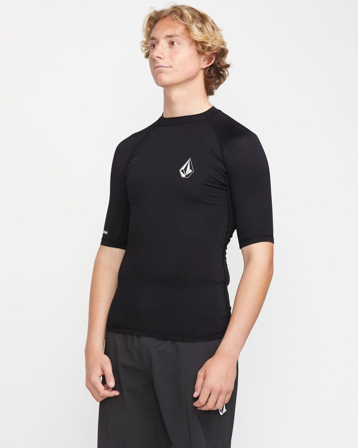 Men's Lido Short Sleeve Shirt Black - Volcom
