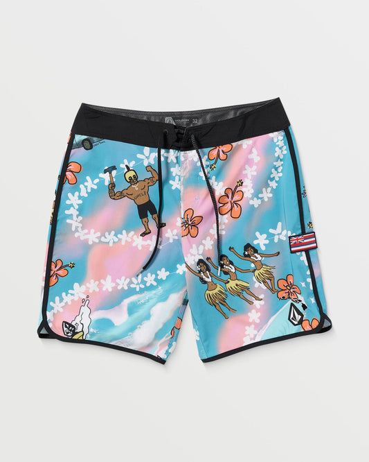 Men's Featured Artist Drew Toonz Scallop Mod Bay Blue - Volcom